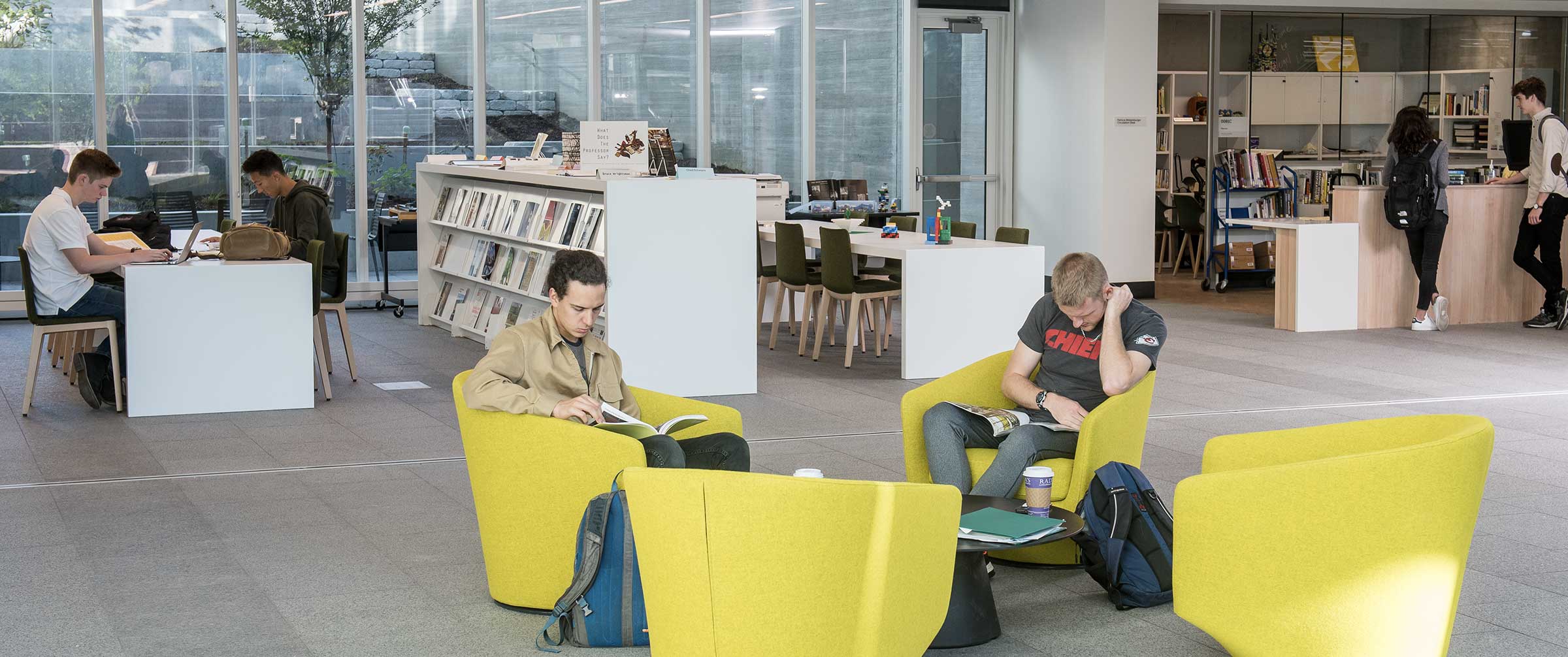 The Paul Weigel Library of Architecture, Planning and Design interior